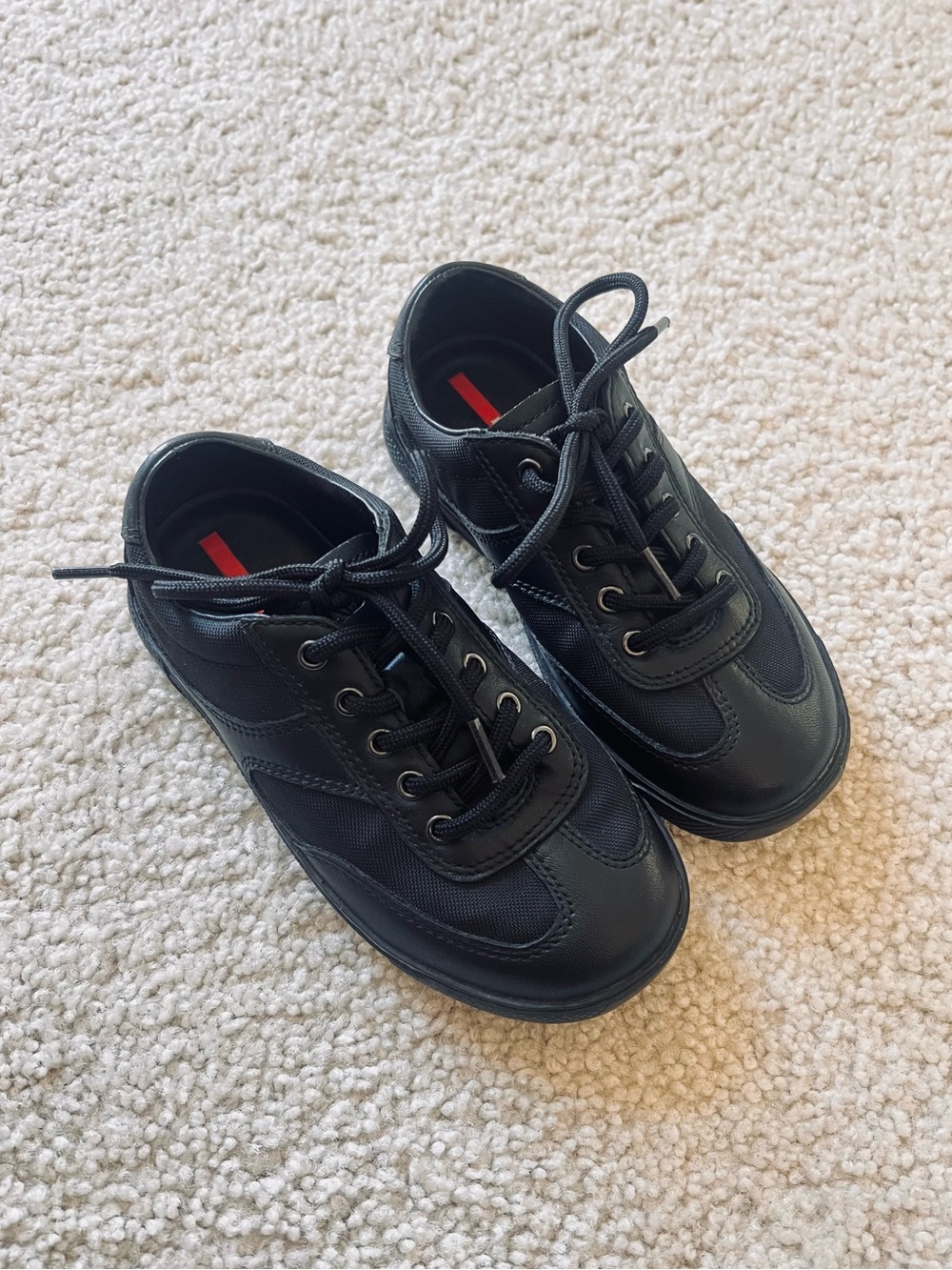 Prada Kids Black Shoes